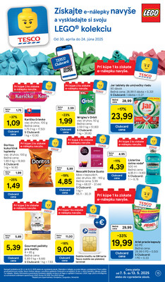 Tesco supermarkety od 7.5. do 13.5.2025