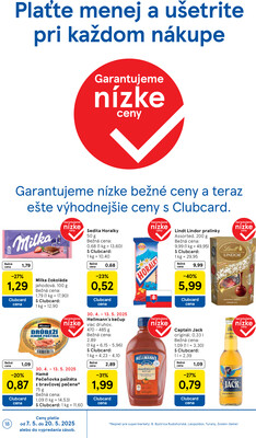 Tesco supermarkety od 7.5. do 13.5.2025