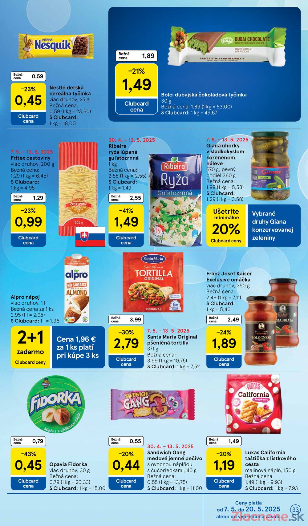 Leták Tesco - Tesco malé hypermarkety od 7.5. do 13.5.2025 - strana 33 Leták Tesco - Tesco malé hypermarkety od 7.5. do 13.5.2025 - strana 33