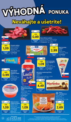 Tesco malé hypermarkety od 7.5. do 13.5.2025