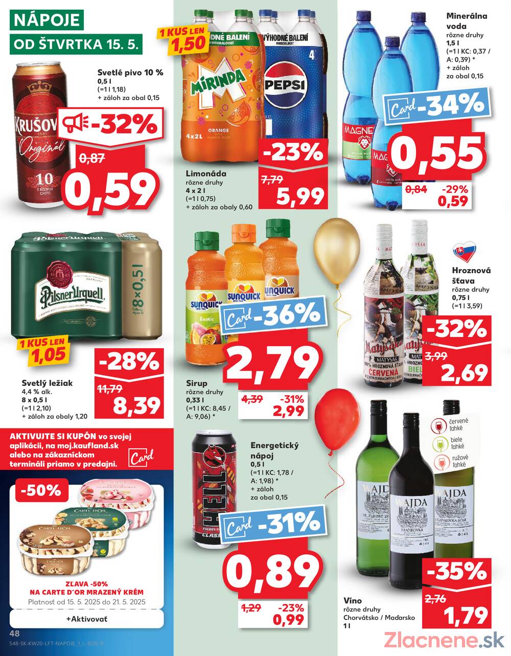 Leták Kaufland - Kaufland 15.5. - 21.5. - Kaufland Humenné - strana 48