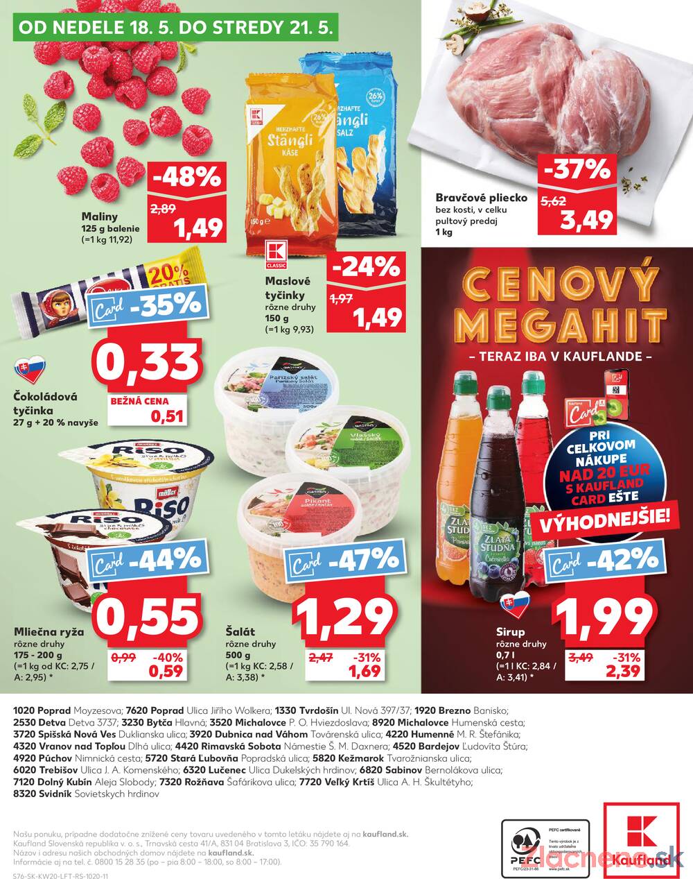 Leták Kaufland - Kaufland 15.5. - 21.5. - Kaufland Vranov nad Topľou - strana 76 Leták Kaufland - Kaufland 15.5. - 21.5. - Kaufland Vranov nad Topľou - strana 76