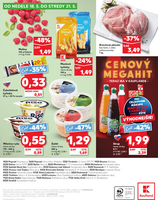 Kaufland 15.5. - 21.5. - Kaufland Sabinov