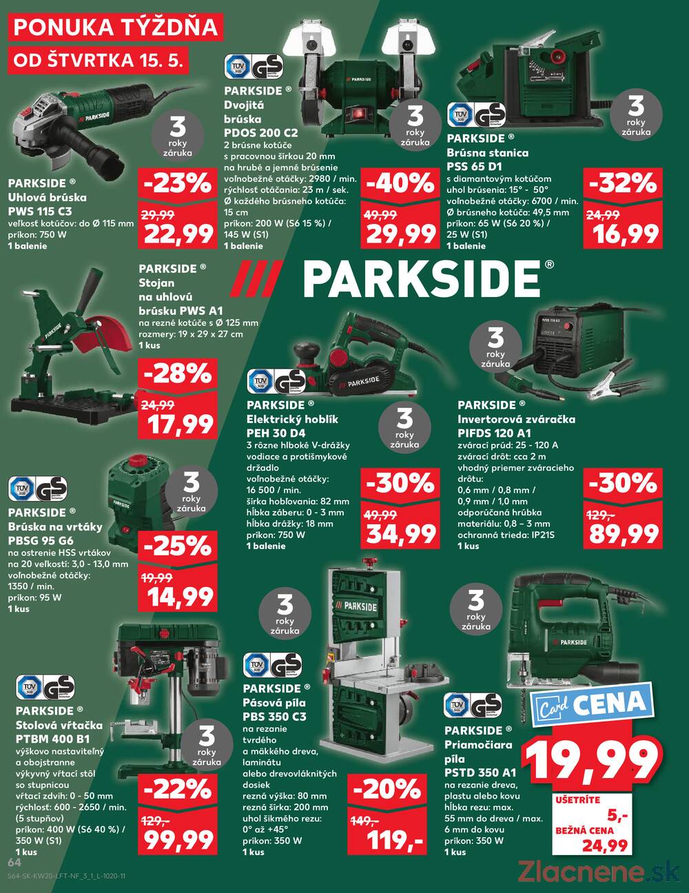Leták Kaufland - Kaufland 15.5. - 21.5. - Kaufland Poprad - Jiřího Wolkera - strana 64
