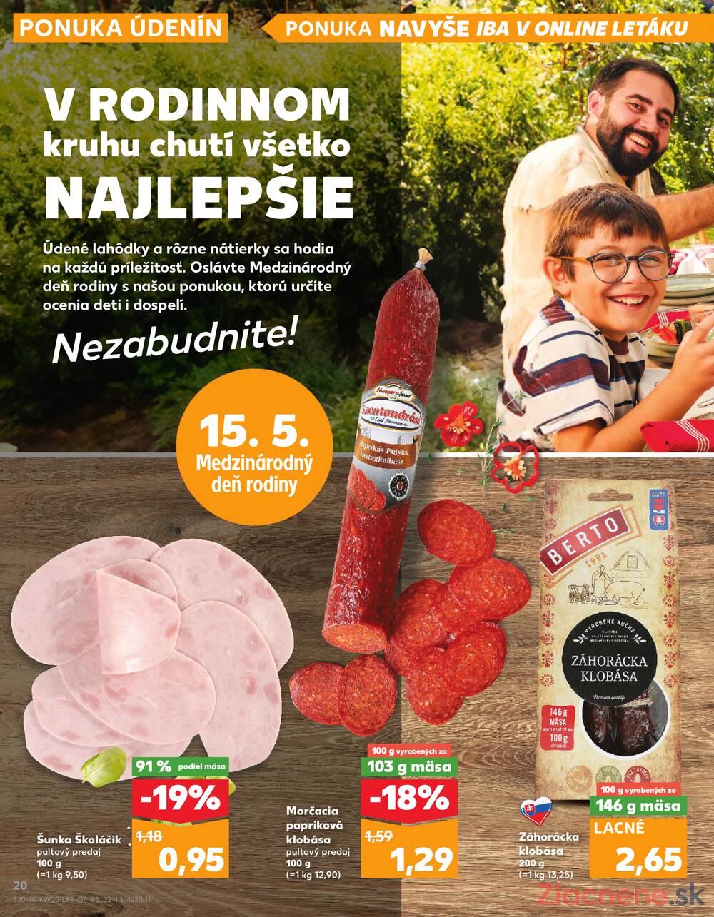 Leták Kaufland - Kaufland 15.5. - 21.5. - Kaufland Zvolen - strana 20