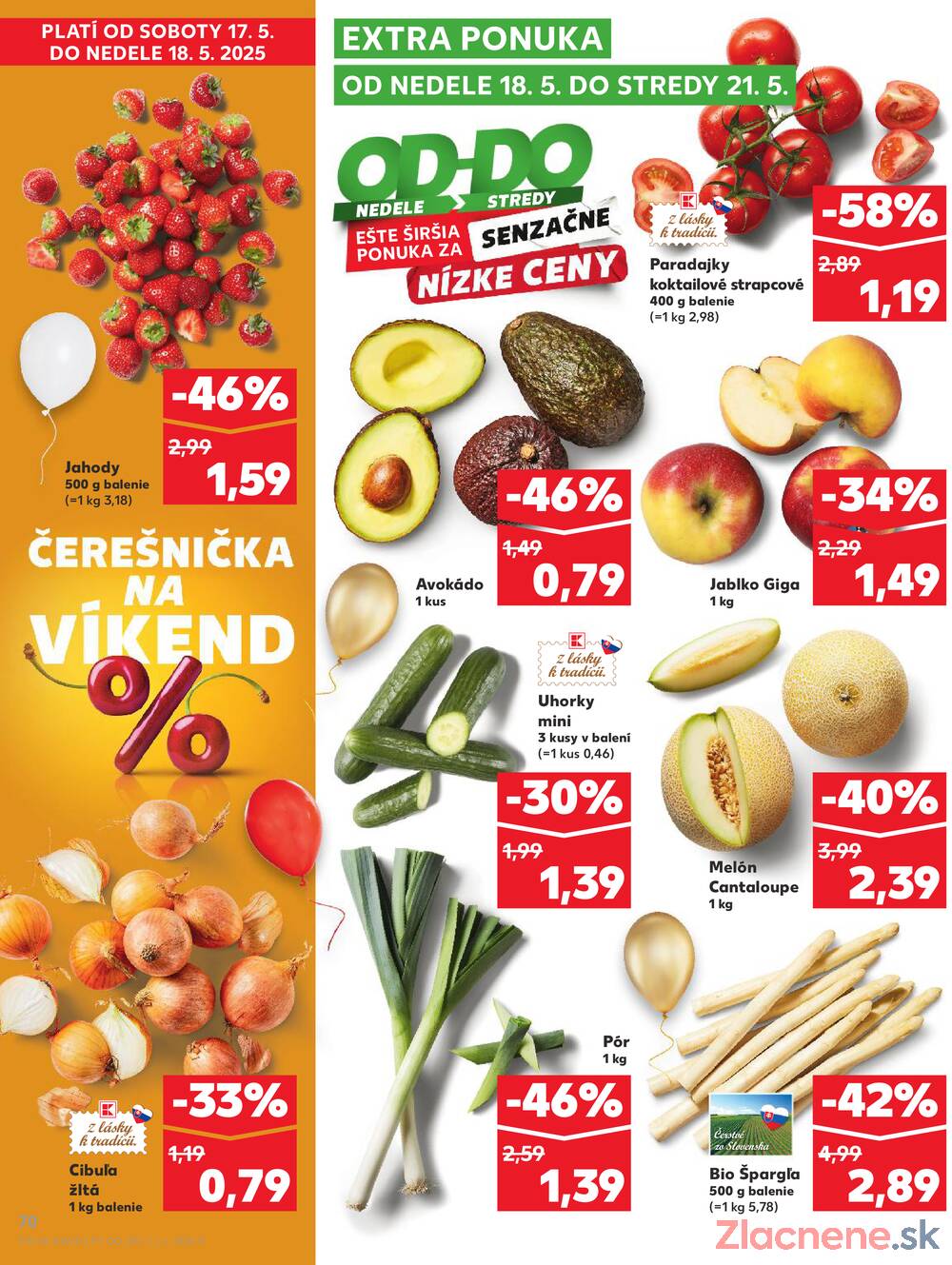 Leták Kaufland - Kaufland 15.5. - 21.5. - Kaufland Zvolen - strana 70