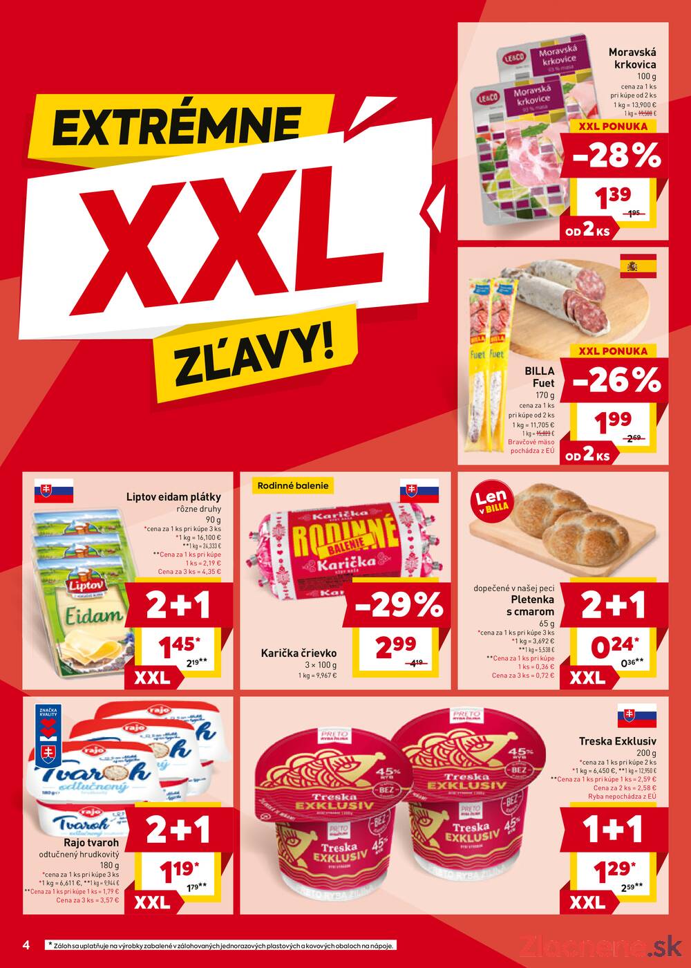 Leták Billa - Billa od 14.5. do 20.5.2025 - strana 4 Leták Billa - Billa od 14.5. do 20.5.2025 - strana 4
