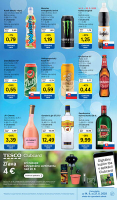 Tesco supermarkety od 14.5. do 20.5.2025