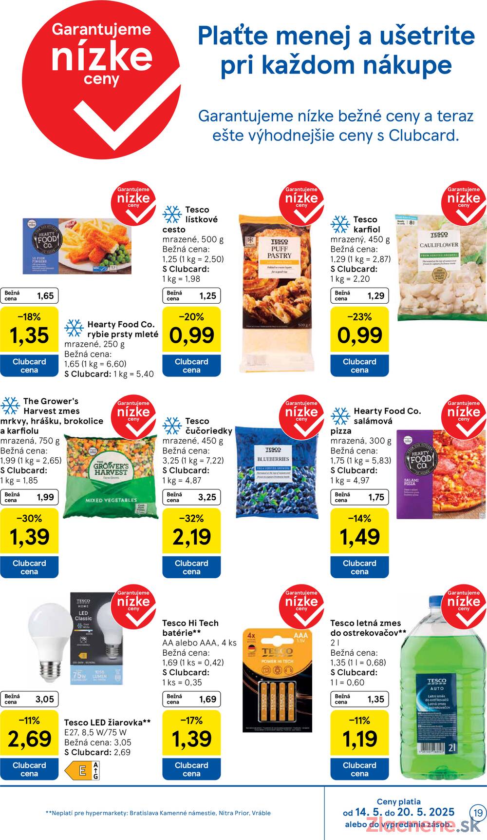 Leták Tesco - Tesco malé hypermarkety od 14.5. do 20.5.2025 - strana 19 Leták Tesco - Tesco malé hypermarkety od 14.5. do 20.5.2025 - strana 19