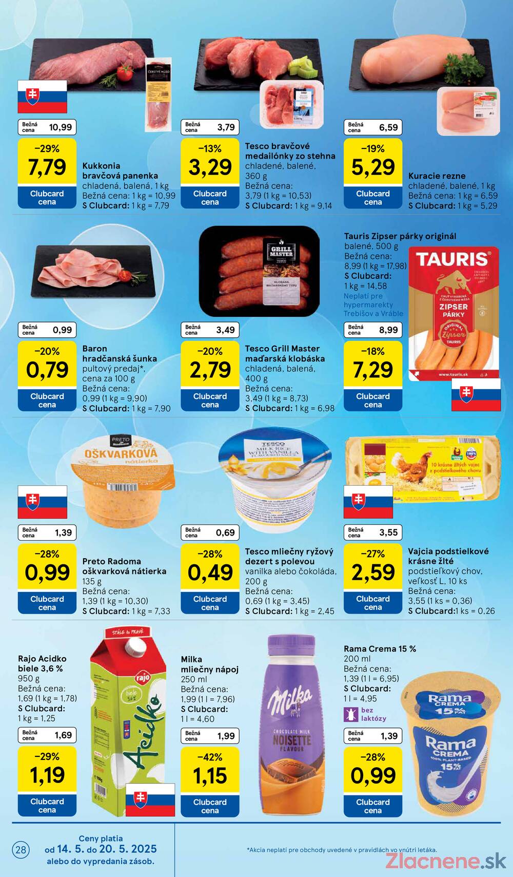 Leták Tesco - Tesco malé hypermarkety od 14.5. do 20.5.2025 - strana 28 Leták Tesco - Tesco malé hypermarkety od 14.5. do 20.5.2025 - strana 28