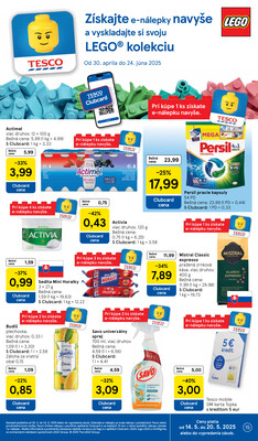 Tesco malé hypermarkety od 14.5. do 20.5.2025