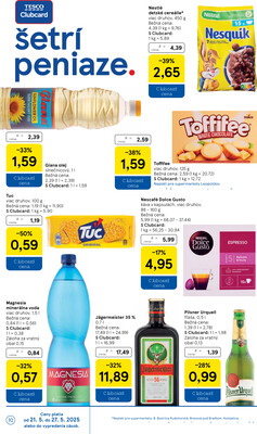 Tesco supermarkety od 21.5. do 27.5.2025
