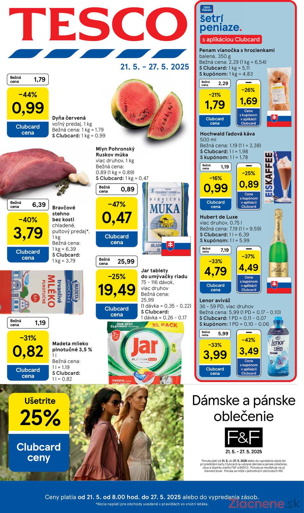 Leták Tesco - Tesco malé hypermarkety od 21.5. do 27.5.2025 - strana 1