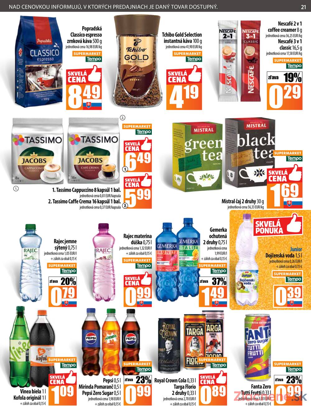 Leták COOP Jednota Slovensko - COOP do 21.5. - strana 21