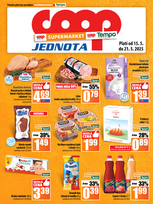 Leták COOP Jednota Slovensko
		  platný do 21.5.2025 - strana 13