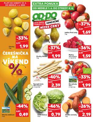 Kaufland 29.5. - 4.6. - Kaufland Bytča