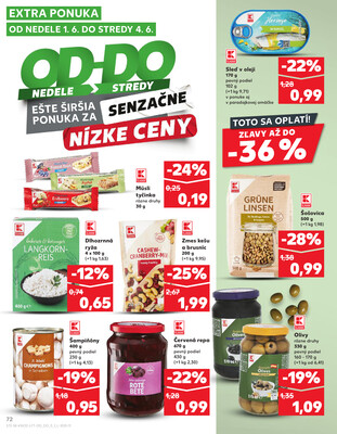 Kaufland 29.5. - 4.6. - Kaufland Bytča