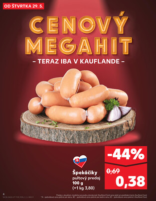 Kaufland 29.5. - 4.6. - Kaufland (A. H. Škultétyho, Veľký Krtíš)
