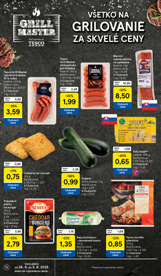 Tesco malé hypermarkety od 28.5. do 3.6.2025