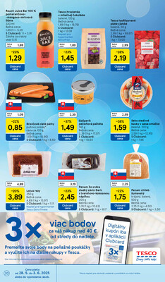 Tesco malé hypermarkety od 28.5. do 3.6.2025
