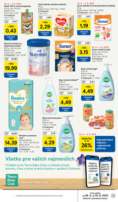 Tesco malé hypermarkety od 28.5. do 3.6.2025