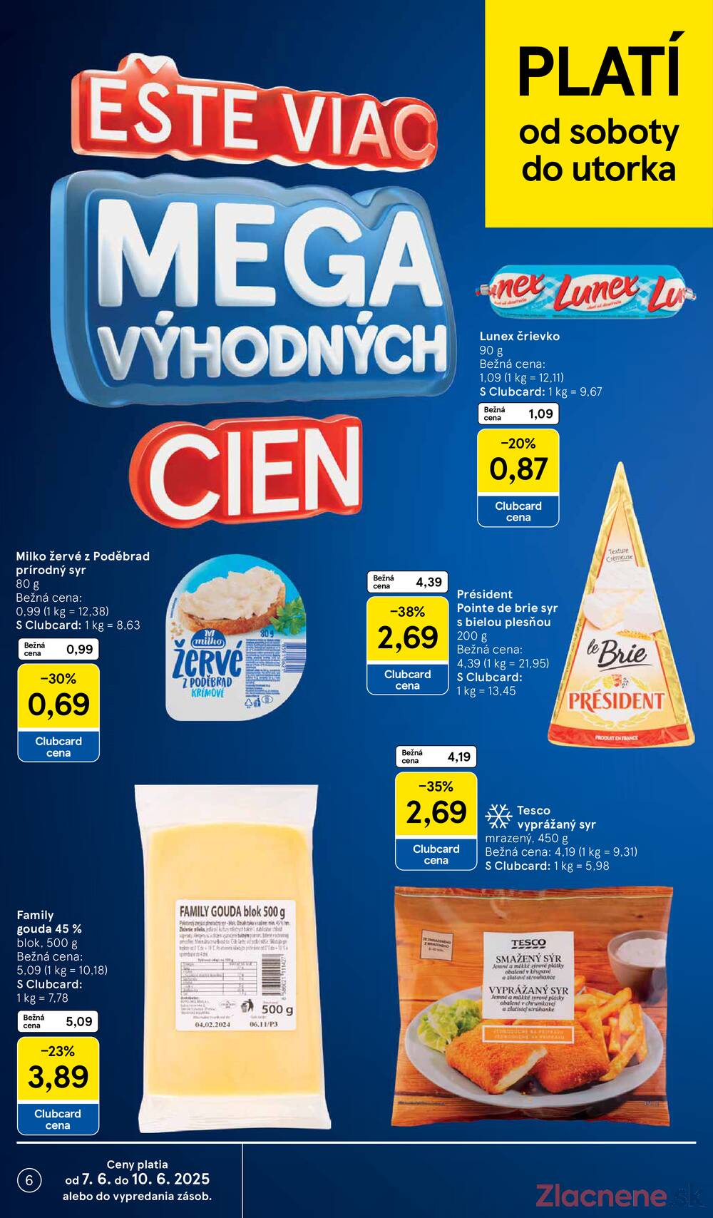Leták Tesco - Tesco supermarkety od 4.6. do 10.6.2025 - strana 6 Leták Tesco - Tesco supermarkety od 4.6. do 10.6.2025 - strana 6