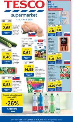 leták Tesco