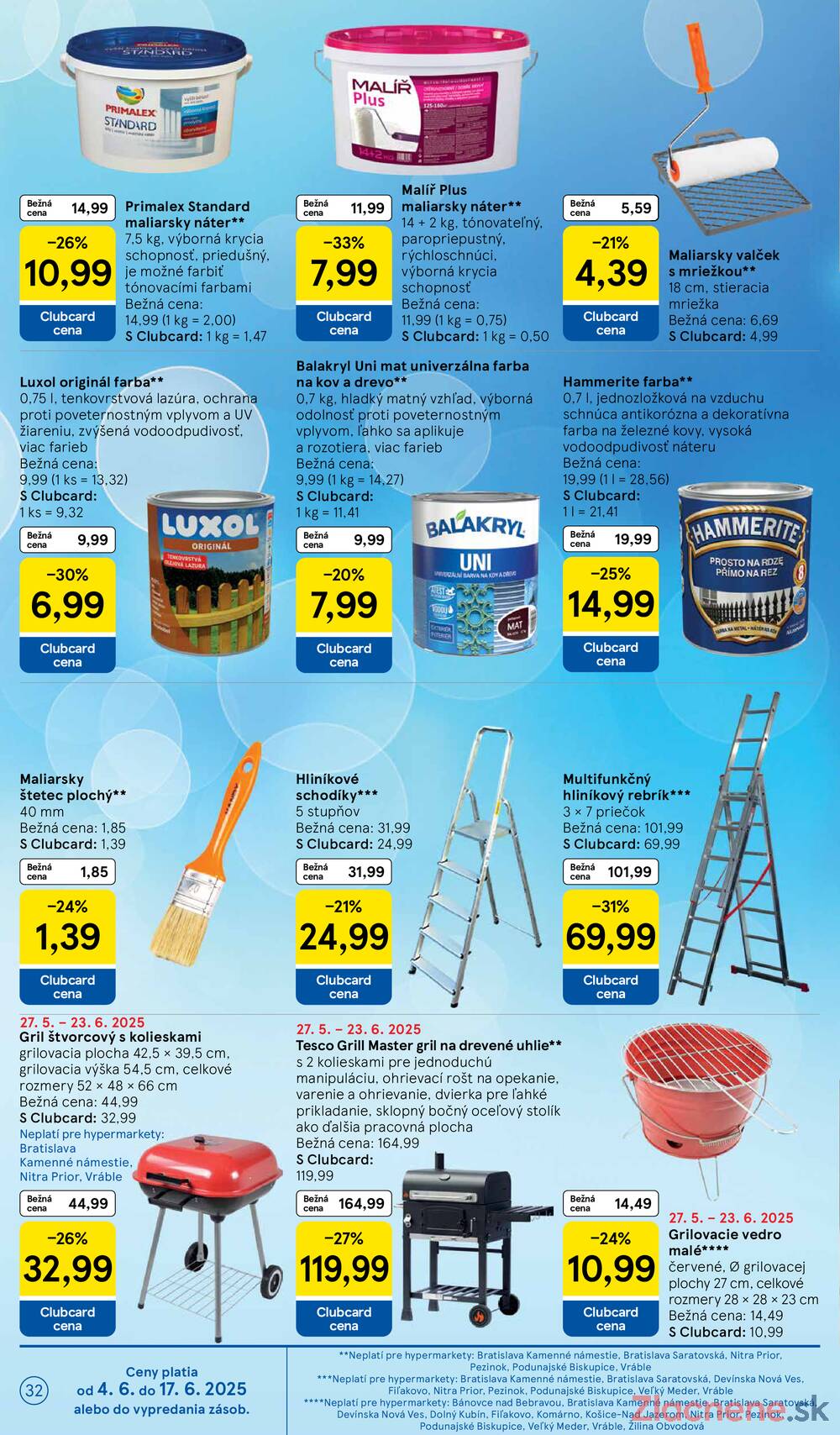 Leták Tesco - Tesco malé hypermarkety od 4.6. do 10.6.2025 - strana 32 Leták Tesco - Tesco malé hypermarkety od 4.6. do 10.6.2025 - strana 32