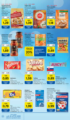 Tesco malé hypermarkety od 4.6. do 10.6.2025
