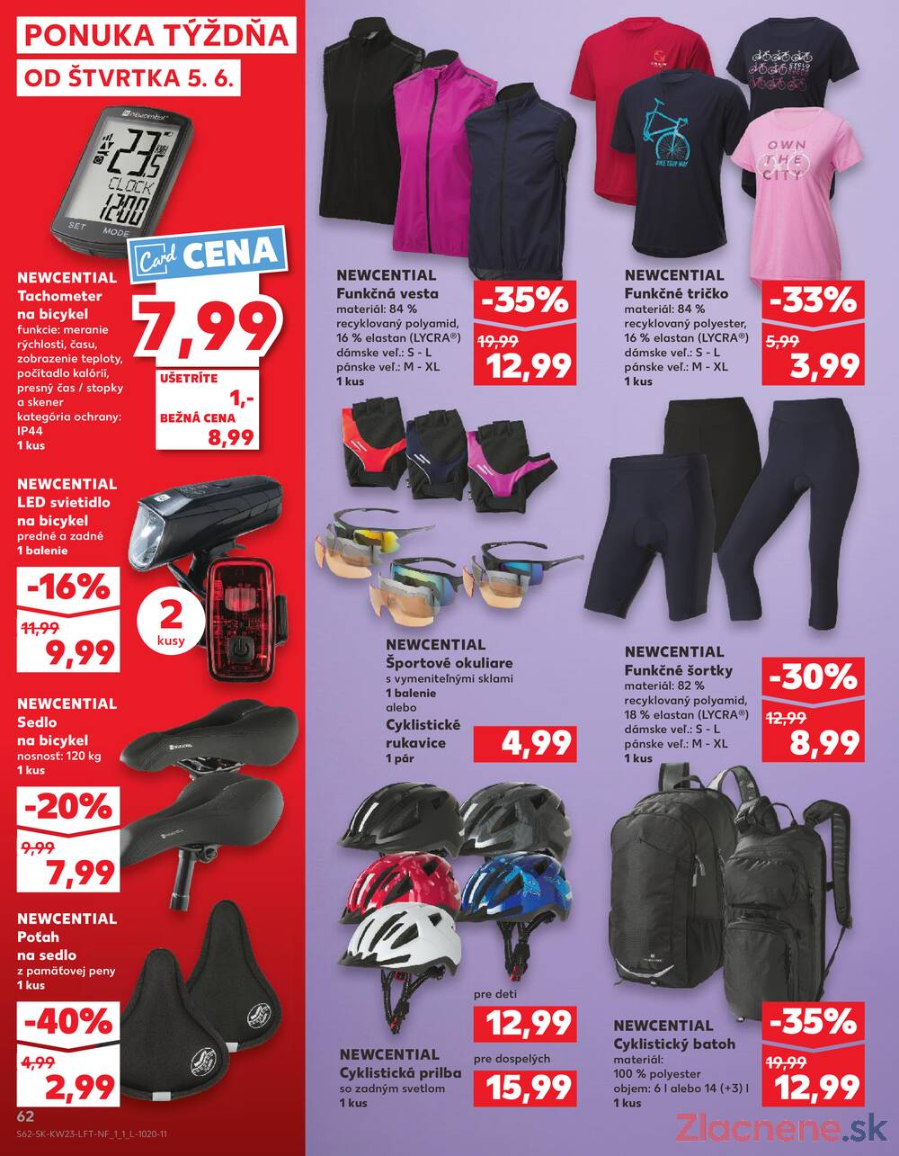 Leták Kaufland - Kaufland 5.6. - 11.6. - Kaufland Bratislava Danubia – Panónska cesta - strana 62