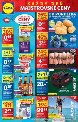 Leták Lidl Pondelok od 9.6. do 15.6.2025