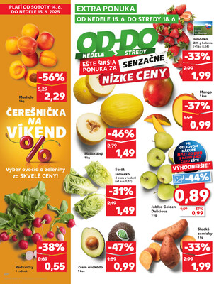 Kaufland 12.6. - 18.6. - Kaufland Tvrdošín