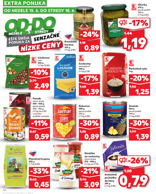 Kaufland 12.6. - 18.6. - Kaufland Tvrdošín