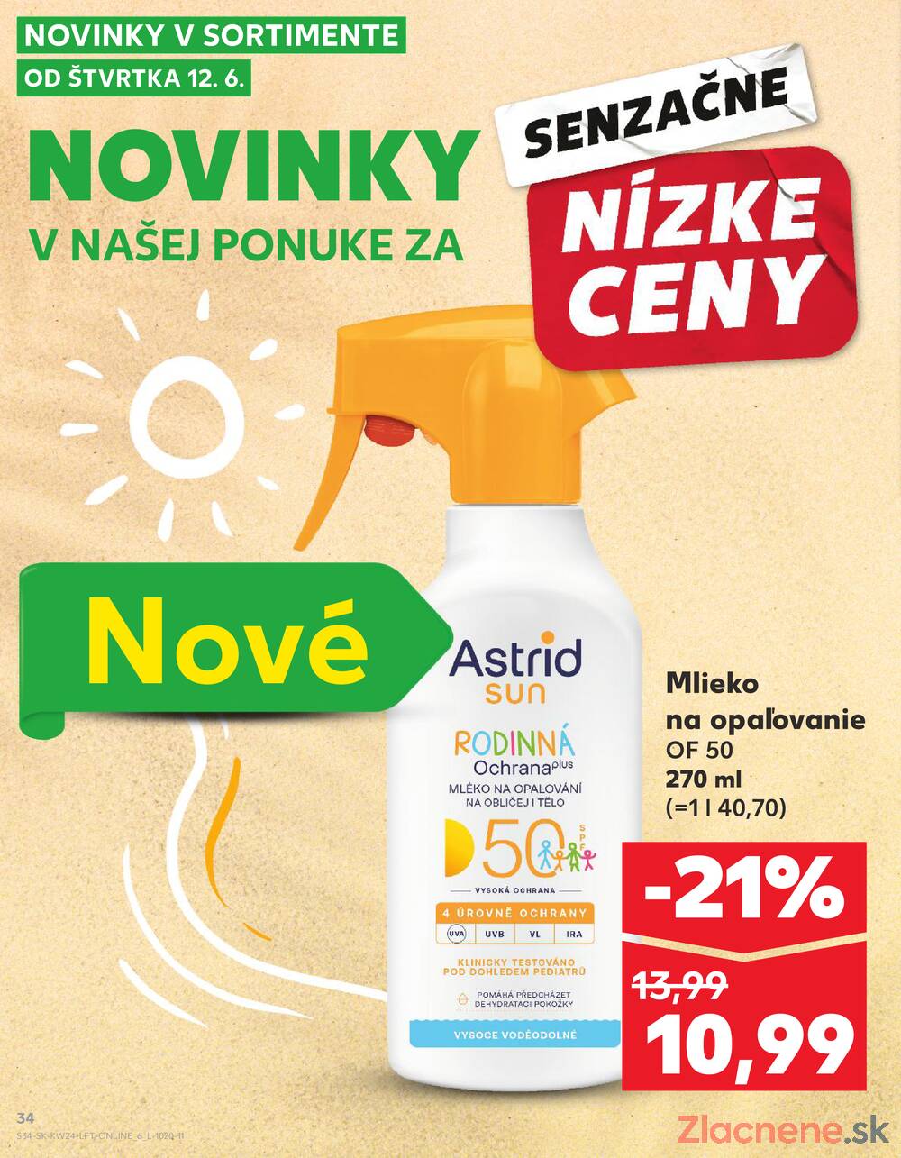 Leták Kaufland - Kaufland 12.6. - 18.6. - Kaufland Prievidza - strana 34