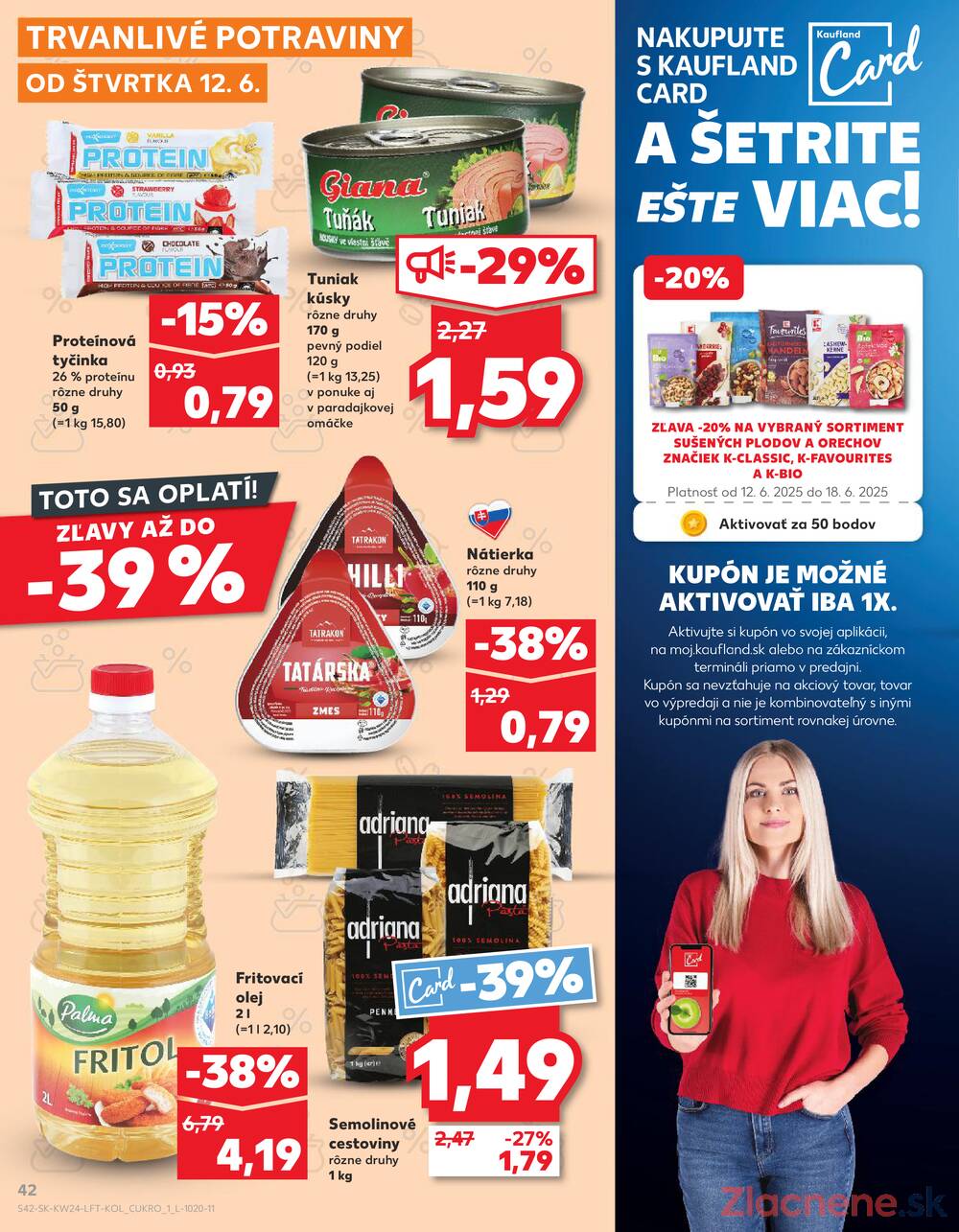 Leták Kaufland - Kaufland 12.6. - 18.6. - Kaufland Piešťany - strana 42