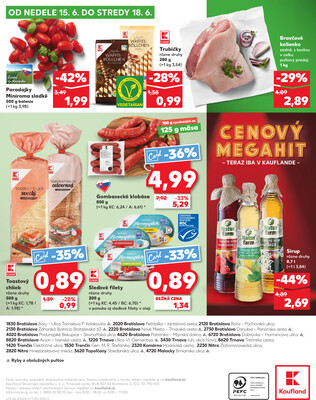 Kaufland 12.6. - 18.6. - Kaufland Topoľčany