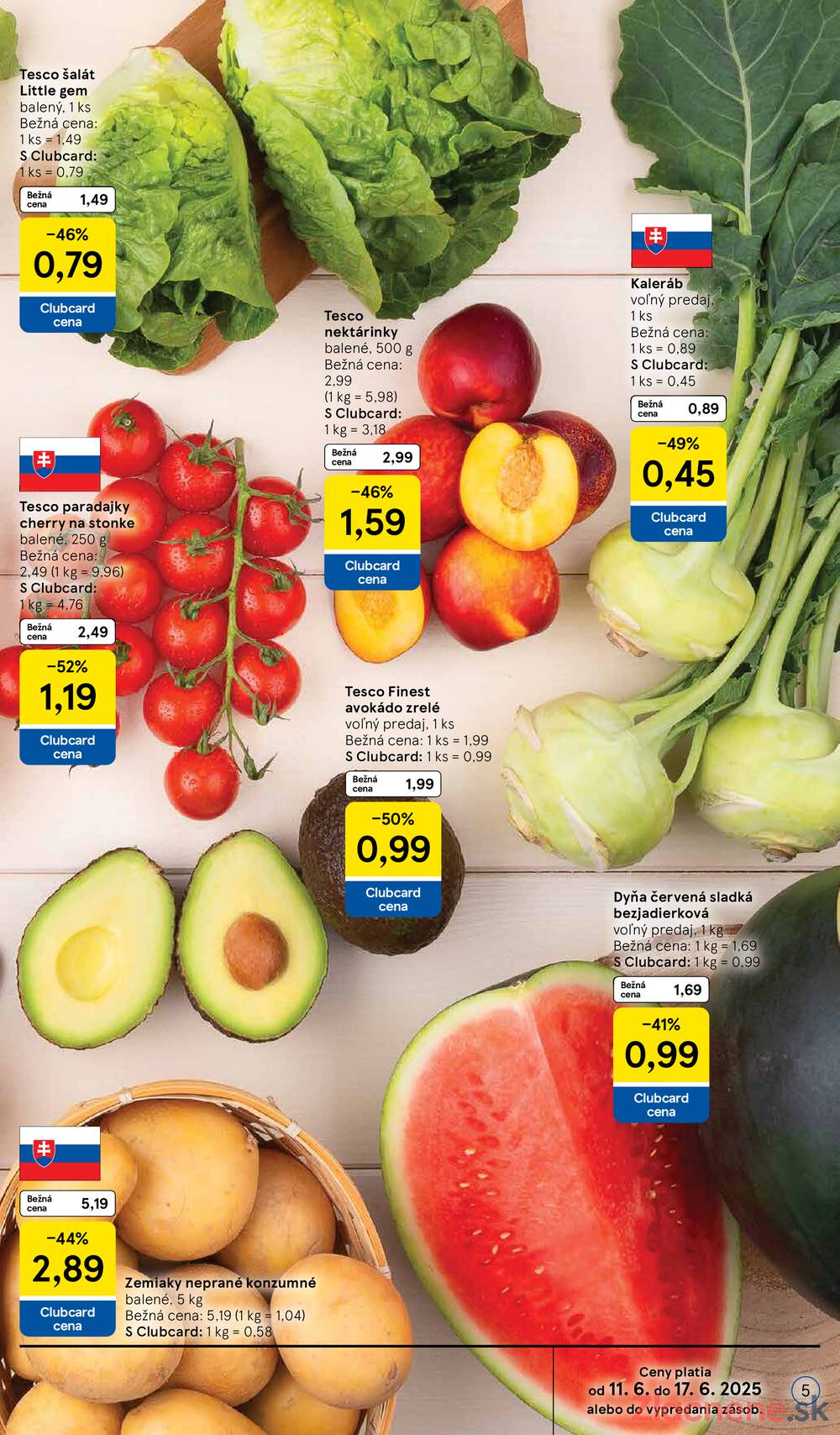 Leták Tesco - Tesco supermarkety od 11.6. do 17.6.2025 - strana 5 Leták Tesco - Tesco supermarkety od 11.6. do 17.6.2025 - strana 5