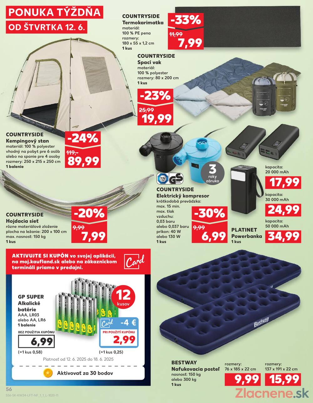 Leták Kaufland - Kaufland 12.6. - 18.6. - Kaufland Banská Bystrica - Radvaň - strana 56