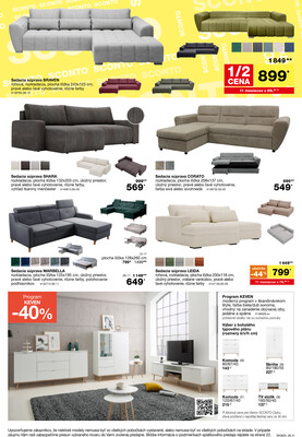 Sconto nábytok od 18.6. do 15.7.2025