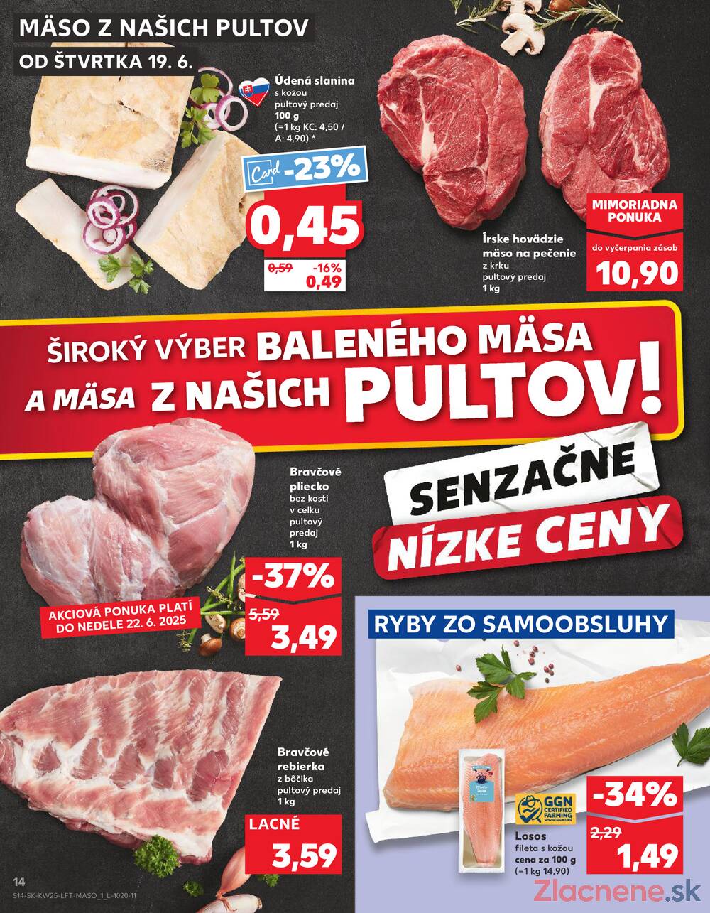 Leták Kaufland - Kaufland 19.6. - 25.6. - Kaufland Michalovce (Humenská cesta) - strana 14