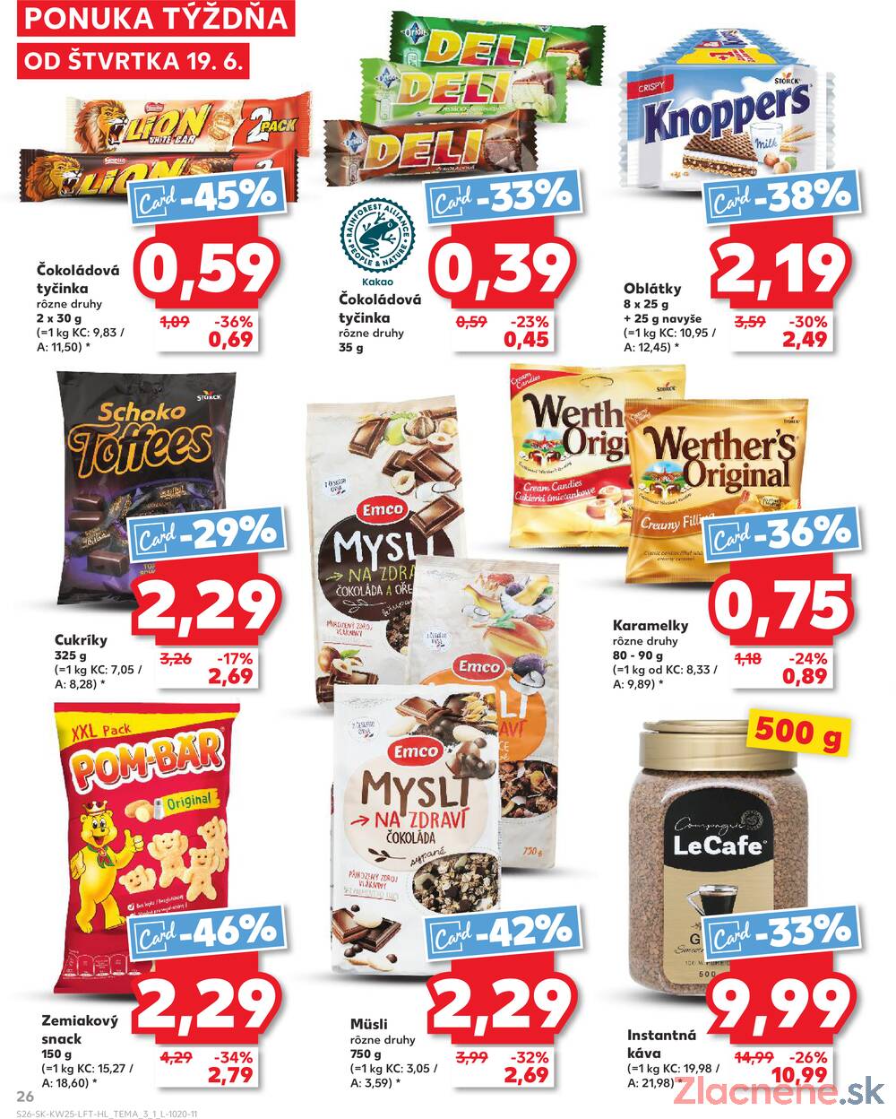 Leták Kaufland - Kaufland 19.6. - 25.6. - Kaufland Bratislava - Rača - strana 26