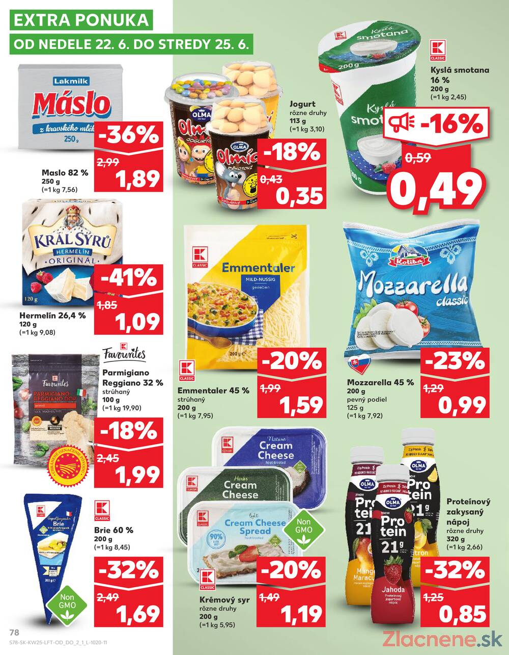 Leták Kaufland - Kaufland 19.6. - 25.6. - Kaufland (Harmincova, Bratislava - Dúbravka) - strana 78
