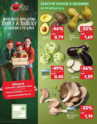 Kaufland 19.6. - 25.6. - Kaufland Bratislava - Avion (Ivanská cesta)