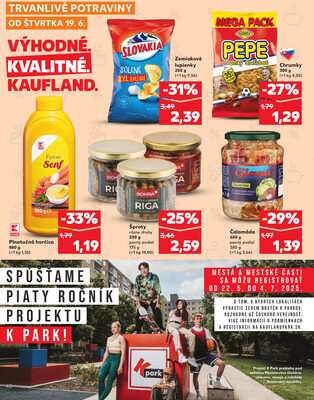 Kaufland 19.6. - 25.6. - Kaufland Bratislava - Avion (Ivanská cesta)