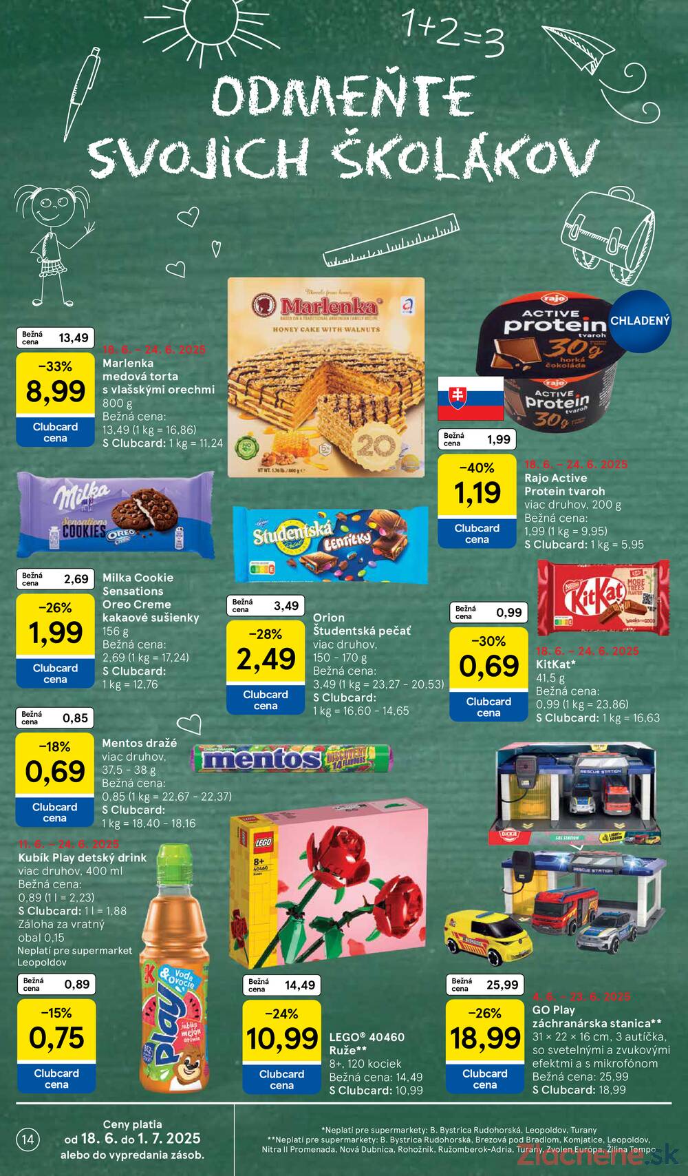 Leták Tesco - Tesco supermarkety od 18.6. do 24.6.2025 - strana 14 Leták Tesco - Tesco supermarkety od 18.6. do 24.6.2025 - strana 14