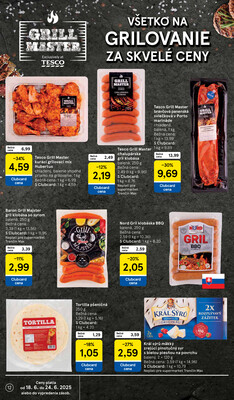 Tesco supermarkety od 18.6. do 24.6.2025