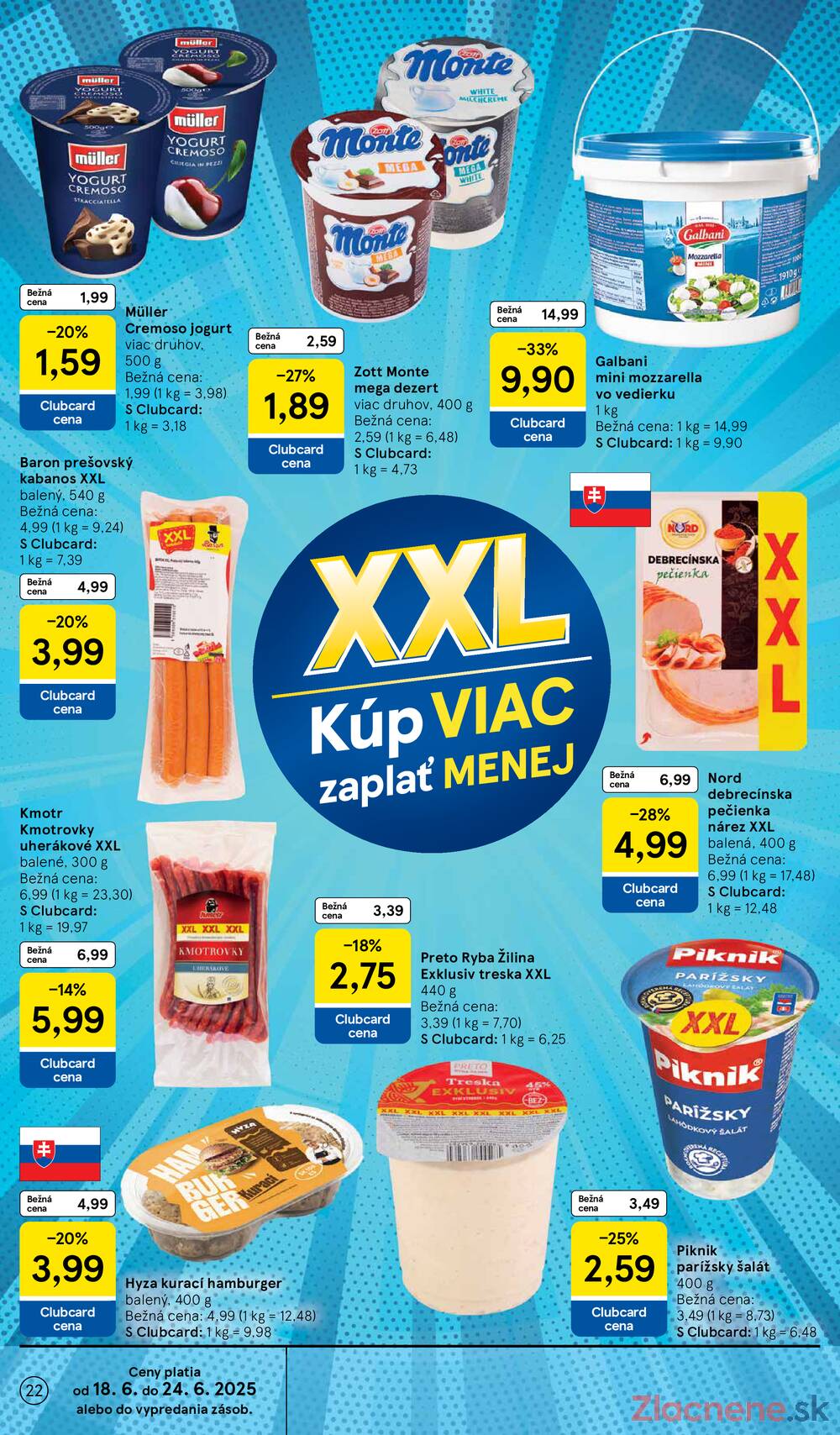 Leták Tesco - Tesco malé hypermarkety od 18.6. do 24.6.2025 - strana 22 Leták Tesco - Tesco malé hypermarkety od 18.6. do 24.6.2025 - strana 22