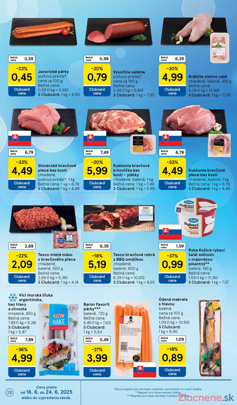 Leták Tesco - Tesco malé hypermarkety od 18.6. do 24.6.2025 - strana 28 Leták Tesco - Tesco malé hypermarkety od 18.6. do 24.6.2025 - strana 28