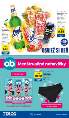 Tesco malé hypermarkety od 18.6. do 24.6.2025