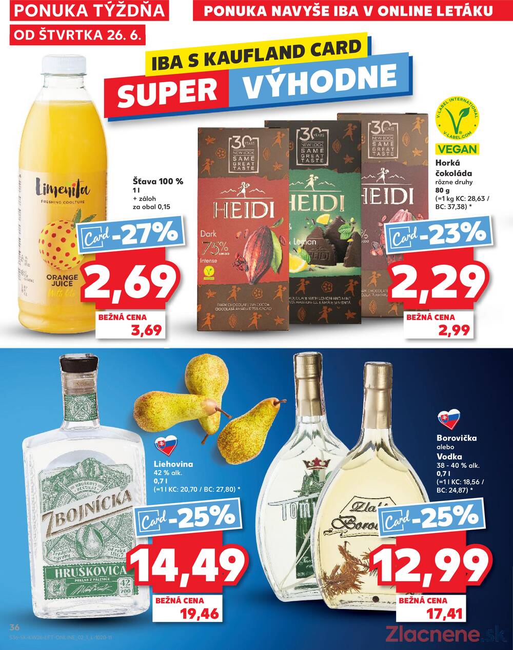 Leták Kaufland - Kaufland 26.6. - 2.7. - Kaufland Detva - strana 36